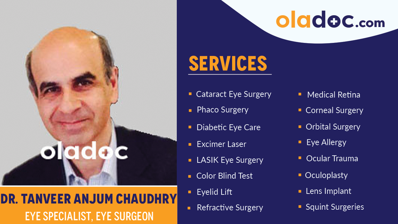 Services provided by Dr. Tanveer Anjum Chaudhry